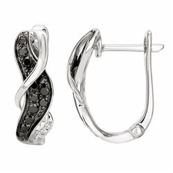 14KT  Gold Diamond Earrings -# 6351