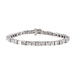 Platinum Diamond Tennis Bracelet -# 476