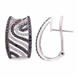 14KT  Gold Diamond Earrings -# 5943-1
