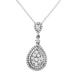 14KT Rose Gold Ladies Slider with Chain  -# 6731-1