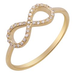 14KT Yellow Gold Women's Diamond Ring -# 6899-0