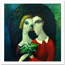 Legendary Russian Artist Sergey Smirnov (1953-2006)! "Homage To Chagall" Limited Edition Mixed Media