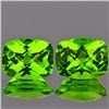 Image 1 : Natural Peridot Pair 4.05 cts - Flawless