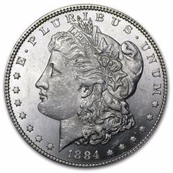 1884 Morgan Dollar BU MS-63