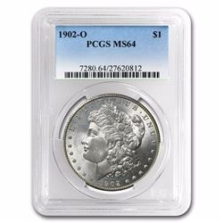 1902-O Morgan Dollar MS-64 PCGS