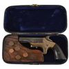 Image 1 : Cased Southerner Single Shot Derringer In Original case and .41 rimfire ammunition