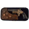 Image 7 : Cased Southerner Single Shot Derringer In Original case and .41 rimfire ammunition