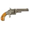 Image 2 : Engraved Smith & Wesson Tip Up Pistol Cased Serial no. 64058 in good working condition. New york or 