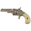 Image 3 : Engraved Smith & Wesson Tip Up Pistol Cased Serial no. 64058 in good working condition. New york or 