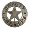 Image 1 : Deputy Sheriff Badge Los Angeles Rubber Stamp Co. Maker marked on back