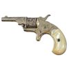 Image 1 : Engraved Colt Open Top .22 Pocket Pistol Serial no. 78347  with mother of pearl grips.