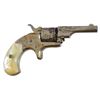 Image 2 : Engraved Colt Open Top .22 Pocket Pistol Serial no. 78347  with mother of pearl grips.
