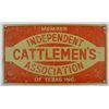 Image 1 : Independent Cattlemen's Association of Texas Sign