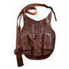 Image 1 : Tooled Leather Colt 1911 Satchel Holster Maker unknown. extensively tooled