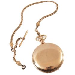 Engraved Steer Head Gold Watch San Diego Texas Inscribed inside cover Trinida Perez San Diego Texas.