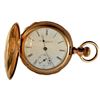 Image 1 : Elgin Gold Pocket Watch with Pie Crust Edge