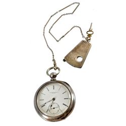 Pocket Watch Engraved Parks Saddlery Gatesville Tx Rockford Watch Co.  Engraved W.R. Parks Saddlery 