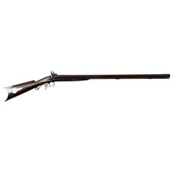 Percussion Double Barrel N. Lewis Maker Troy Double Barrel Hunters Shot Gun / Rifle
