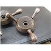 Image 2 : 3 Handle Turn Wheels, 3 Wheels Total