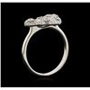 Image 4 : 0.52 ctw Diamond Ring - 14KT White Gold