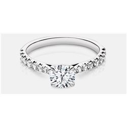 Diamond Ring - 14KT White Gold