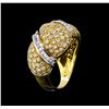 Image 4 : 5.40 ctw Diamond Ring - 18KT Yellow Gold