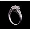 Image 4 : 0.57 ctw Diamond Ring - 14KT White Gold