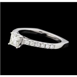 0.71 ctw Diamond Ring - 14KT White Gold