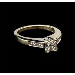 14KT White Gold 0.45 ctw Diamond Ring