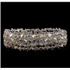 Image 1 : 20.40 ctw Diamond Bracelet - 18KT White Gold