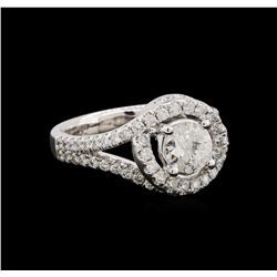 14KT White Gold 1.60 ctw Diamond Ring