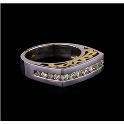 1.08 ctw Diamond Ring - 14KT Two Tone Gold