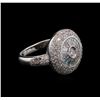 Image 2 : 1.60 ctw Diamond Ring - 18KT White Gold