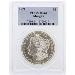 1921 PCGS MS64 Morgan Silver Dollar