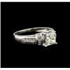 Image 1 : 1.42 ctw Diamond Ring - 14KT White Gold