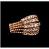 Image 1 : 14KT Rose Gold 1.36 ctw Diamond Ring