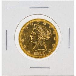 1893 $10 Liberty Head Eagle Gold Coin