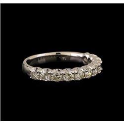 14KT White Gold 0.88 ctw Diamond Ring