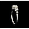 Image 4 : EGL USA Cert 1.40 ctw Diamond Ring - Platinum