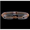 Image 2 : 1.19 ctw Diamond Evil Eye Bracelet - 14KT Rose Gold