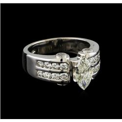 2.05 ctw Diamond Ring - 14KT White Gold