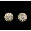 Image 1 : 2.18 ctw Diamond Earrings - 14KT Yellow Gold