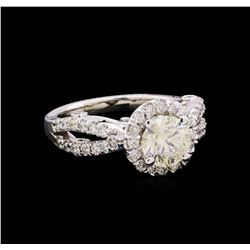 1.85 ctw Diamond Ring - 14KT White Gold