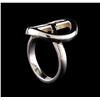 Image 4 : Classic Sterling Silver Peace Ring
