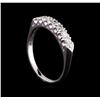 Image 4 : 0.50 ctw Diamond Ring - 14KT White Gold