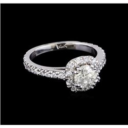 1.06 ctw Diamond Ring - 14KT White Gold