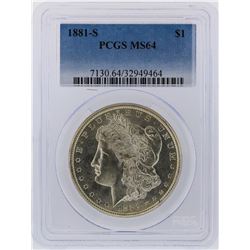 1881-S PCGS MS64 Morgan Silver Dollar