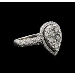 14KT White Gold 1.13 ctw Diamond Ring