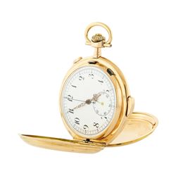 Antique Repetition Chronograph Pocket Watch - 18KT Rose Gold