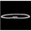 Image 2 : 0.75 ctw Diamond Tennis Bracelet - 14KT White Gold